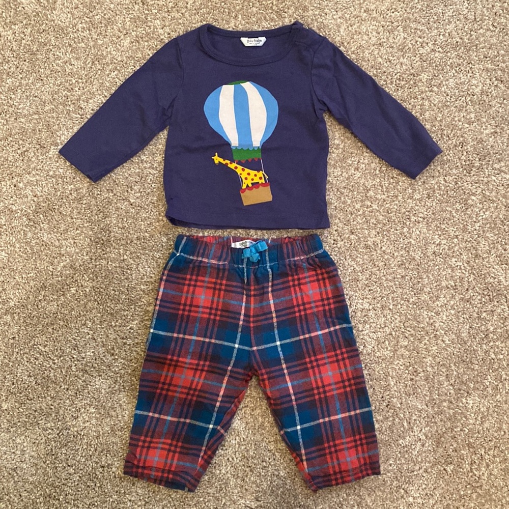 Baby Boden boys matching set - 3-6 months